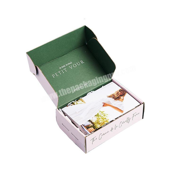 Custom design high quality E flute corrugated packaging box for shipping