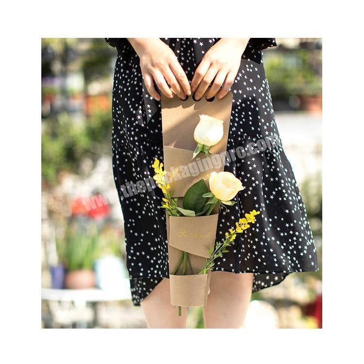 custom design hot sale long stem flower box square flower gift box flower packaging box luxury