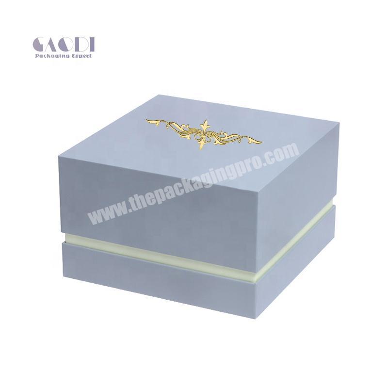 Custom Design Logo Printed Lid And Base Gift Boxes Essential Oil Perfume Bottle Packaging Retail Paper Box