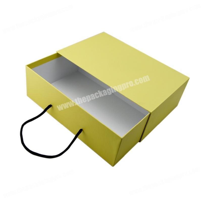 Custom Design Logo Ribbon Pull Tab Garment Clothing Socks Packaging Box, Drawer Gift Box