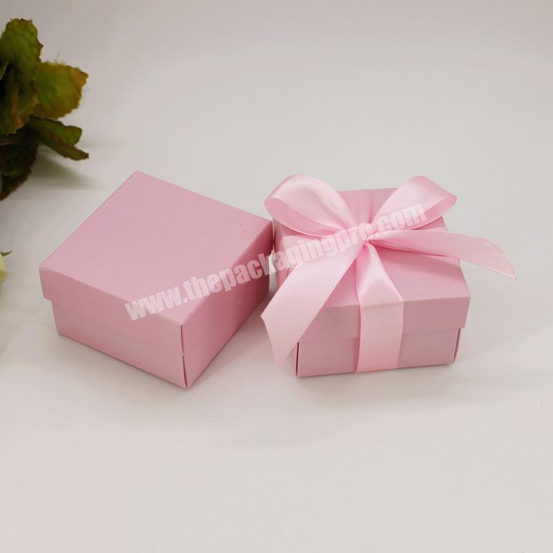 Custom Design Luxury Cute  Paper Packaging Gift Box for candy ring or other small gifts