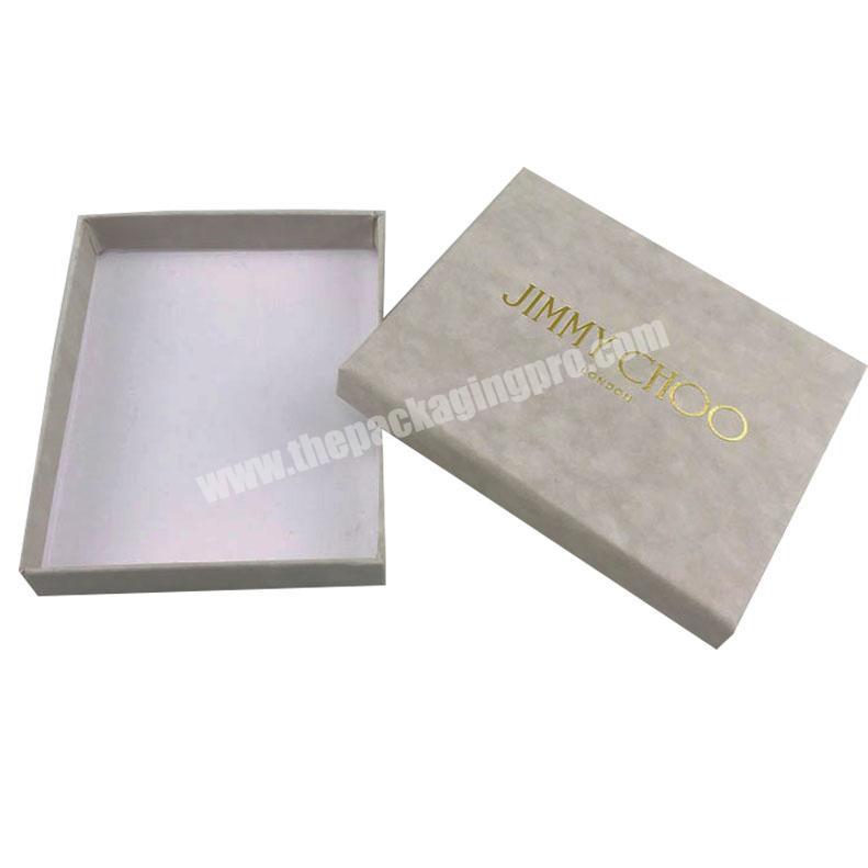 Custom design marble pattern simple lid and base box with gold glossy logo