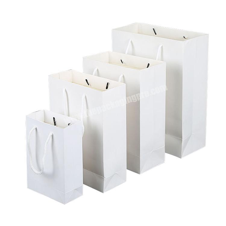 Custom design own Logo craft paper packaging bag hot sale gift bags cosmetic bag