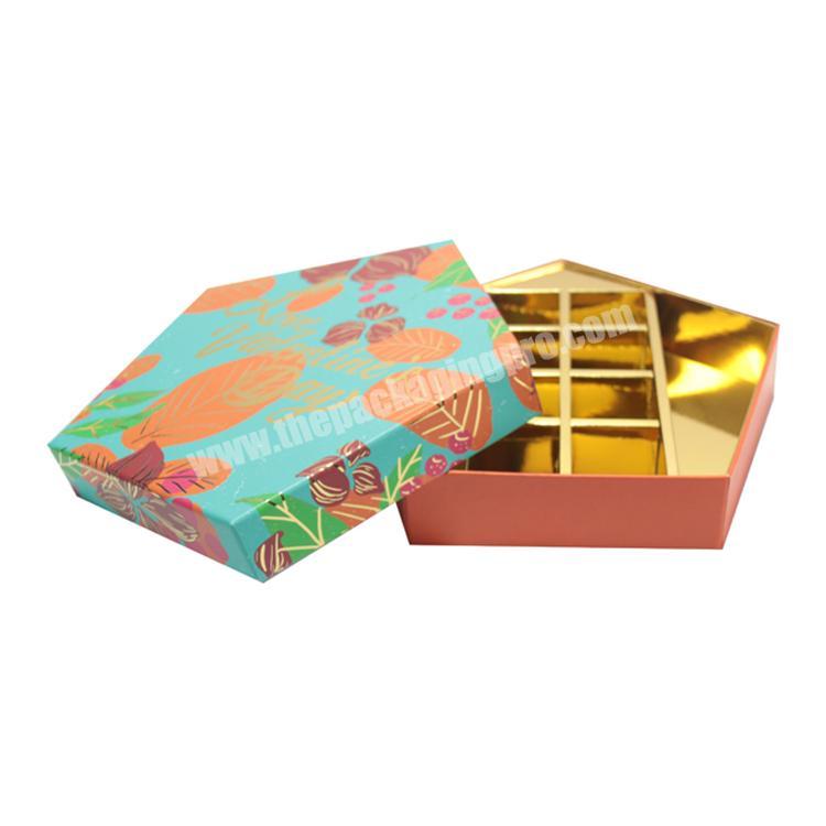 Custom design plastic trays for chocolate boxes packing machine oat milk bar box