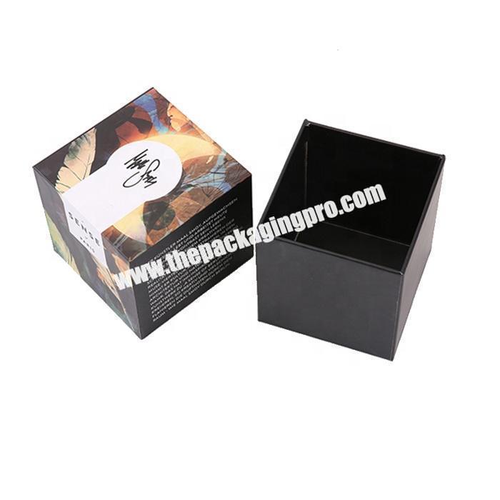 Custom design printed paper packing boxes for candles