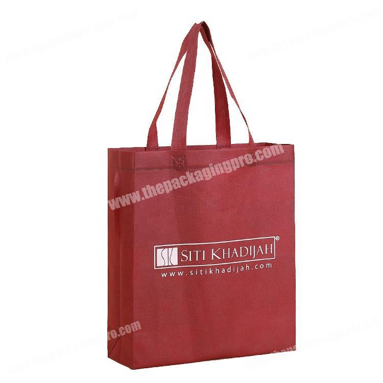 Custom design printed reusable non woven bag for promotion