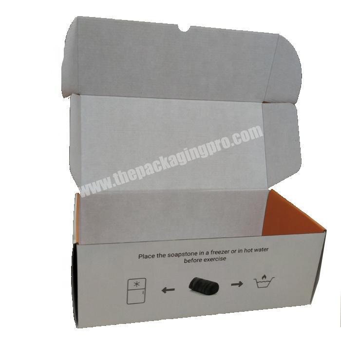 Custom design printing corrugated paper packaging box for shoes