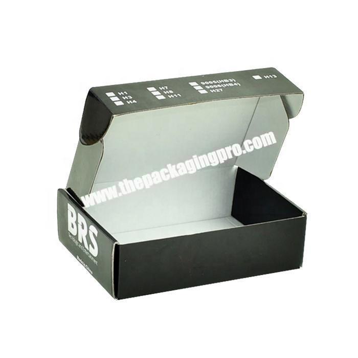 Custom design printing corrugated tuck top paper packing mailing boxes