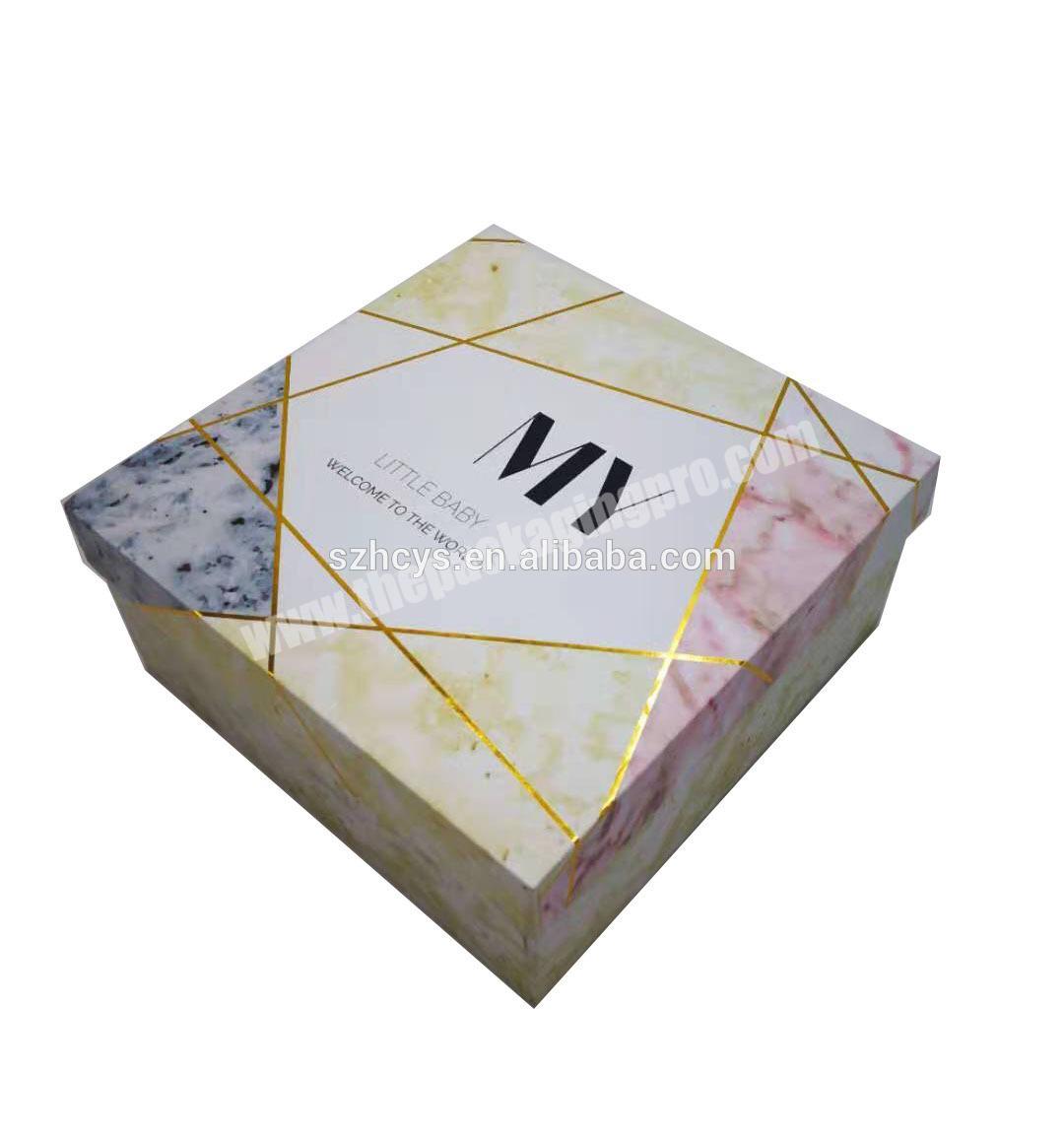 Custom design printing luxury craft paper snack packaging cookie boxes