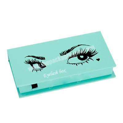 Custom design private label custom eyelash packaging box empty paper box for eyelash