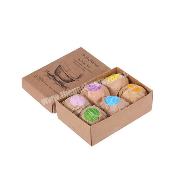 Custom Design Soap Foldable Corrugated Paper Carton Packing Box Cardboard Bath Bomb Mailing Die Cut Shipping Packaging