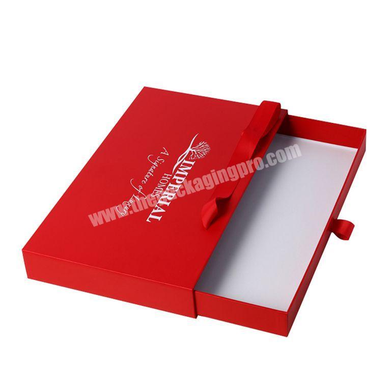 Custom Design Wholesale Factory Direct High Quality Paper Drawer Jewelry Packaging Box