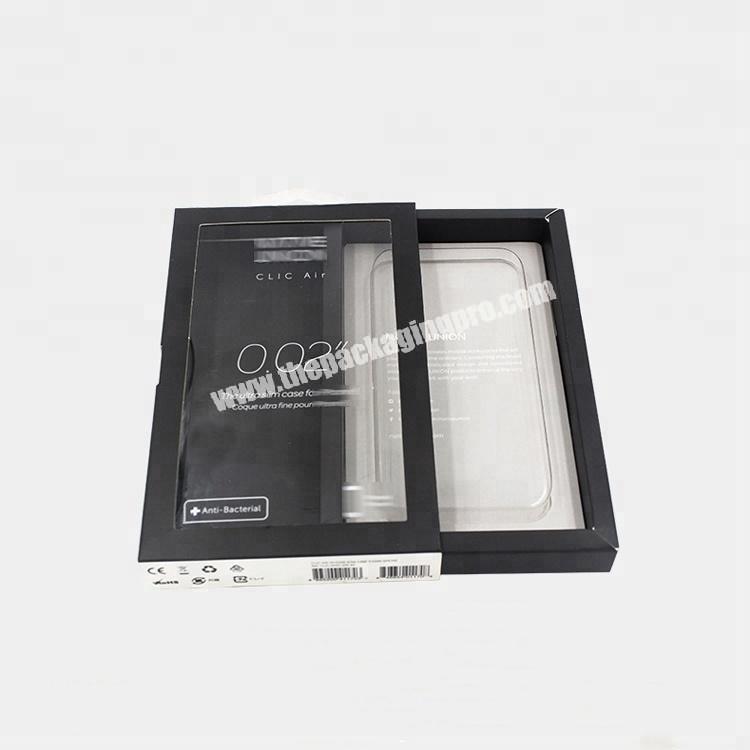Custom design with window phone case packaging box