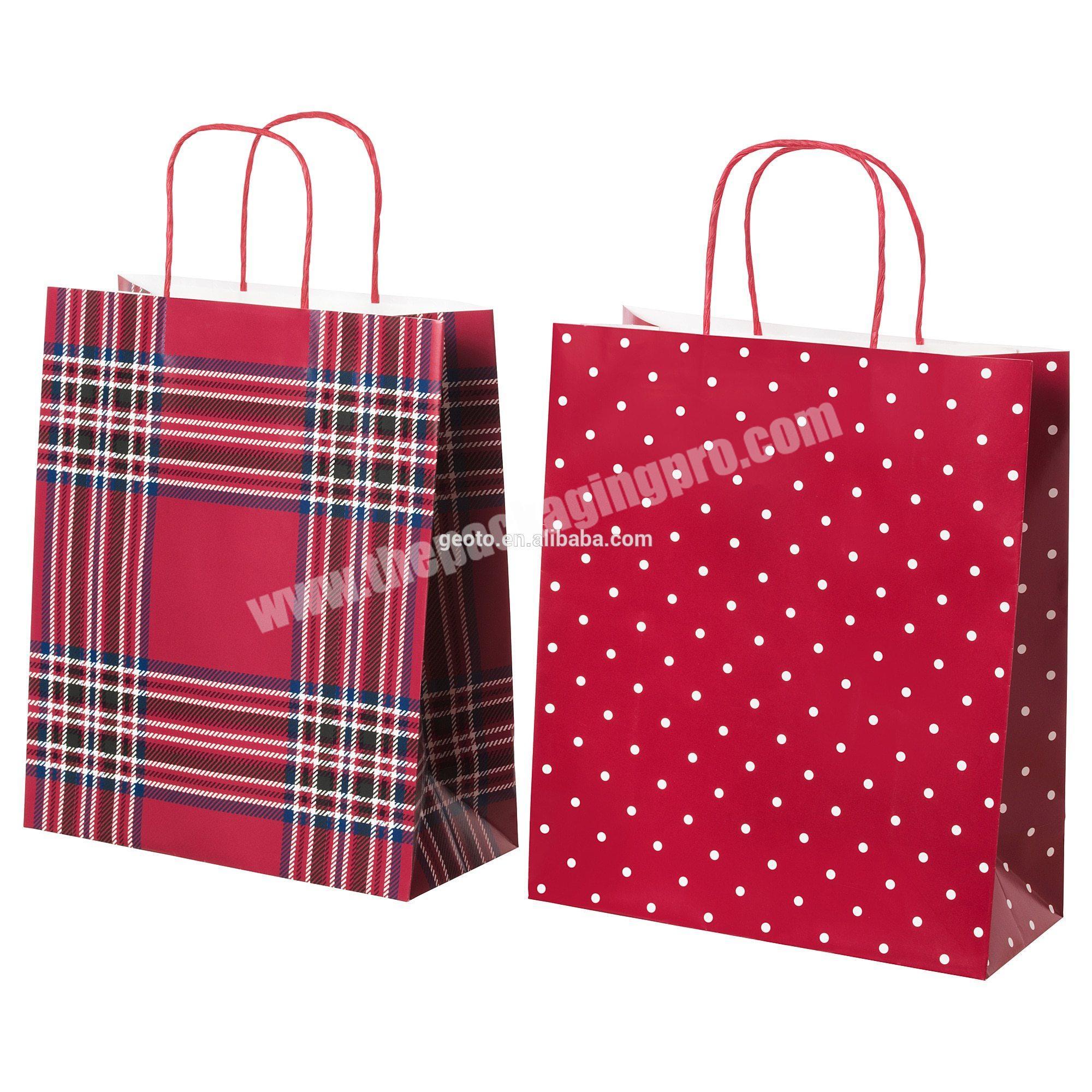 Custom Designed  Paper Shopping  Bag  With Matt Lamination