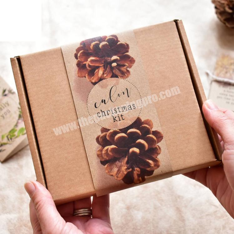 Custom Display Printed Packaging Gift Paper Box With Logo Corrugated Cardboard Box