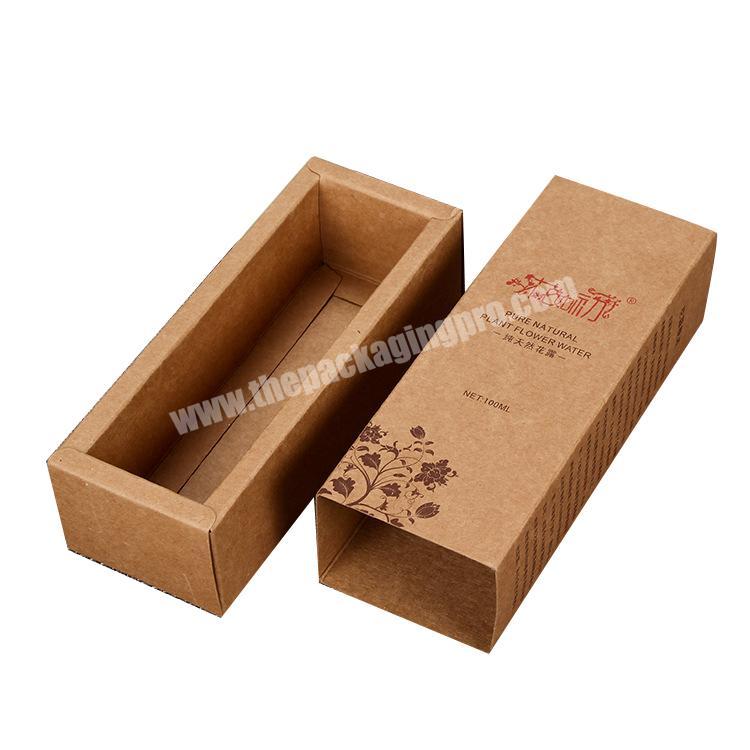 Custom draw box packaging incense skin care product packaging box