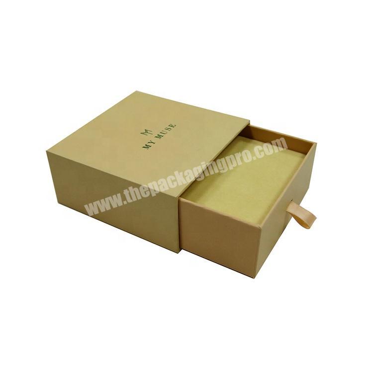 custom drawer cardboard jewelry packaging box with logo