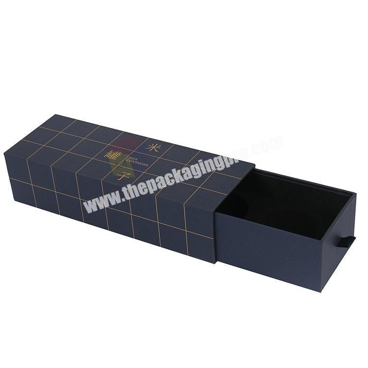 custom drawer sliding out type food packaging paper box
