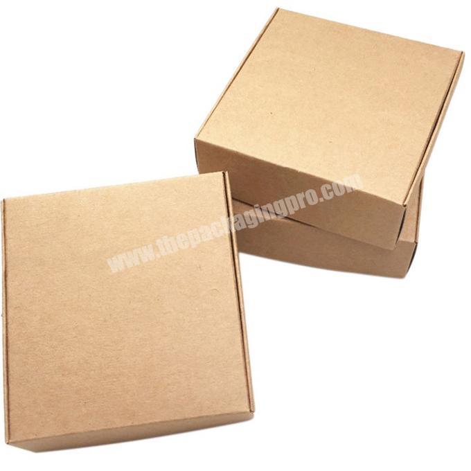 custom eco friendly Kraft Paper Box with logo Nice Packaging Box Small Size boxes for gift pack