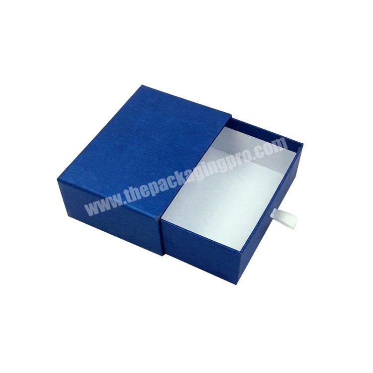 Custom eco friendly paper cardboard drawer shoes clothing packaging box with logo