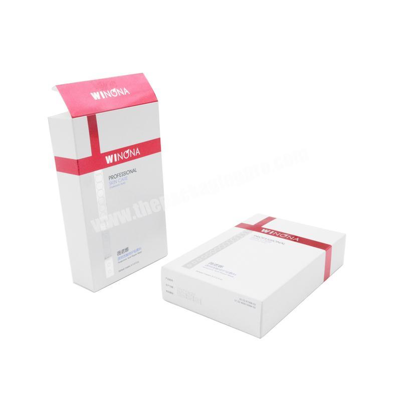 Custom Eco-friendly Paper Facial Brush Skin Care Makeup Paper Boxes Packaging