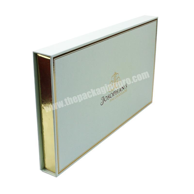 Custom Eco Friendly Rigid Book Shape Packaging Box With Copy Paper Insert
