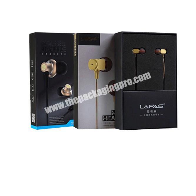 Custom Electronic Products Headphone Data Charging Cable Packaging Box