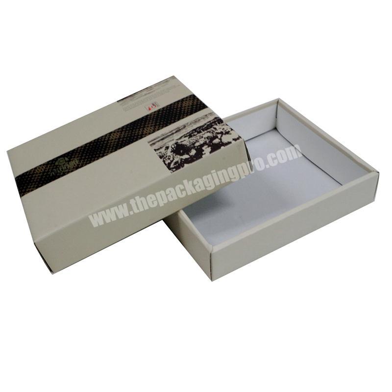 Custom Elegant Design Logo Printed Foldable Matt Gloss Gift Box Paper with Custom