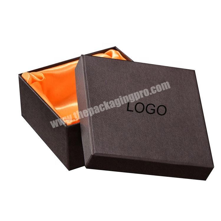 custom Elegant gift packaging box cardboard with inner tray lid and base box wholesale