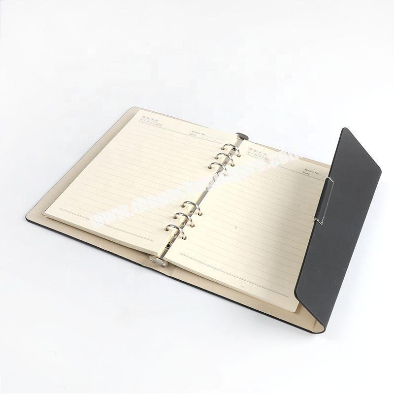 6-Ring Agenda, A5, Smooth Leather