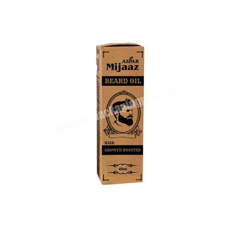 Custom Essential Oil Diffuser Beard Oil Kraft Paper Packaging Box,Brown Kraft Paper Box For Essential Oil