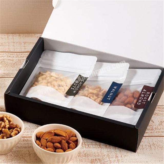 Custom Exquisite lid and base paper box for food