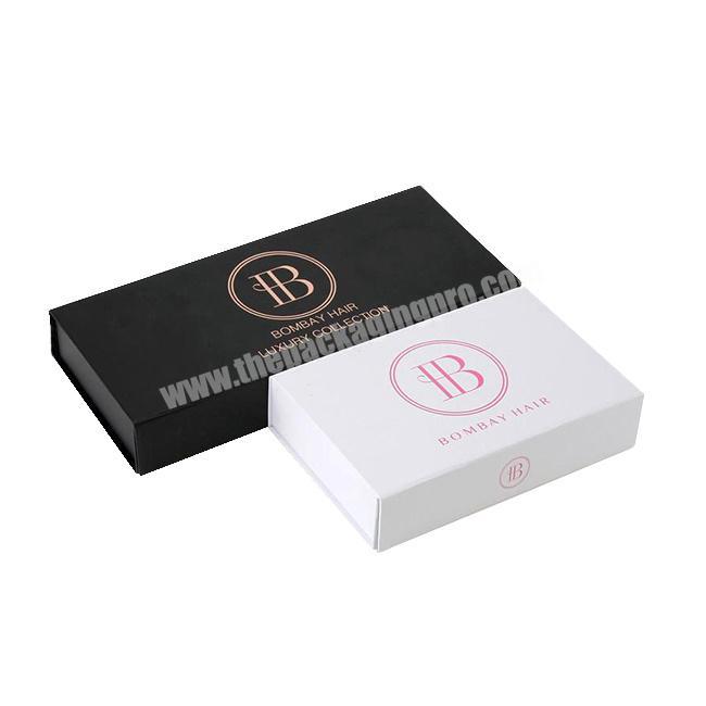 Custom Factory Price Folding Hair Extension Luxury Paper Wig Packaging Boxes