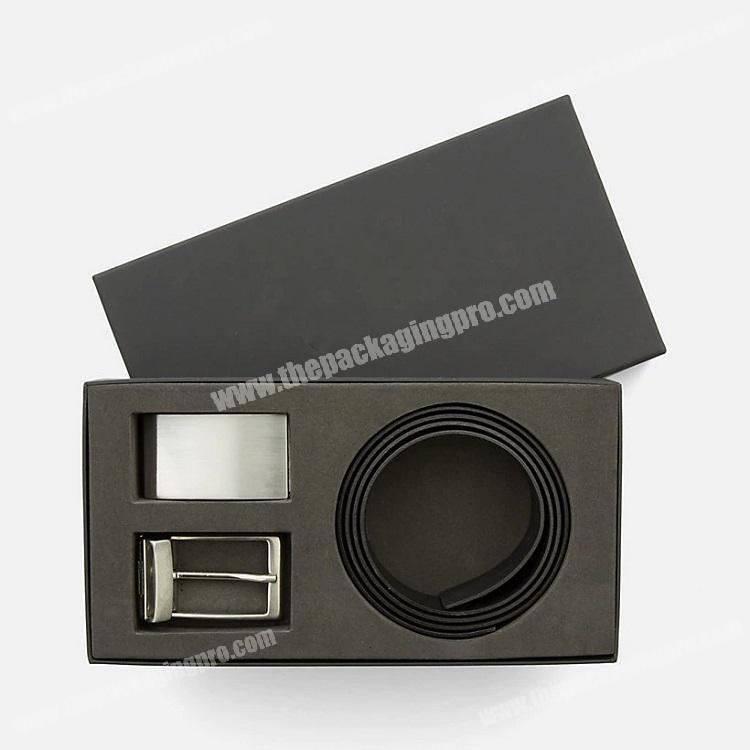 Men's Leather Belt Wallet Set Customized High-end Gift Box Belt