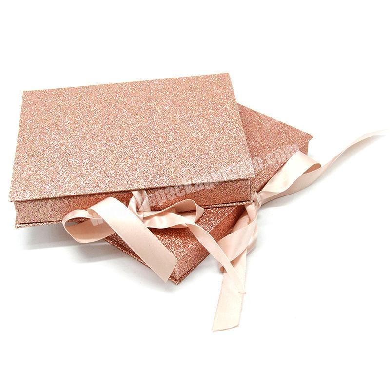 Custom False Natural Luxury Volume Mink Lashes 3D Mink Square Eyelashes Packaging Cardboard Box