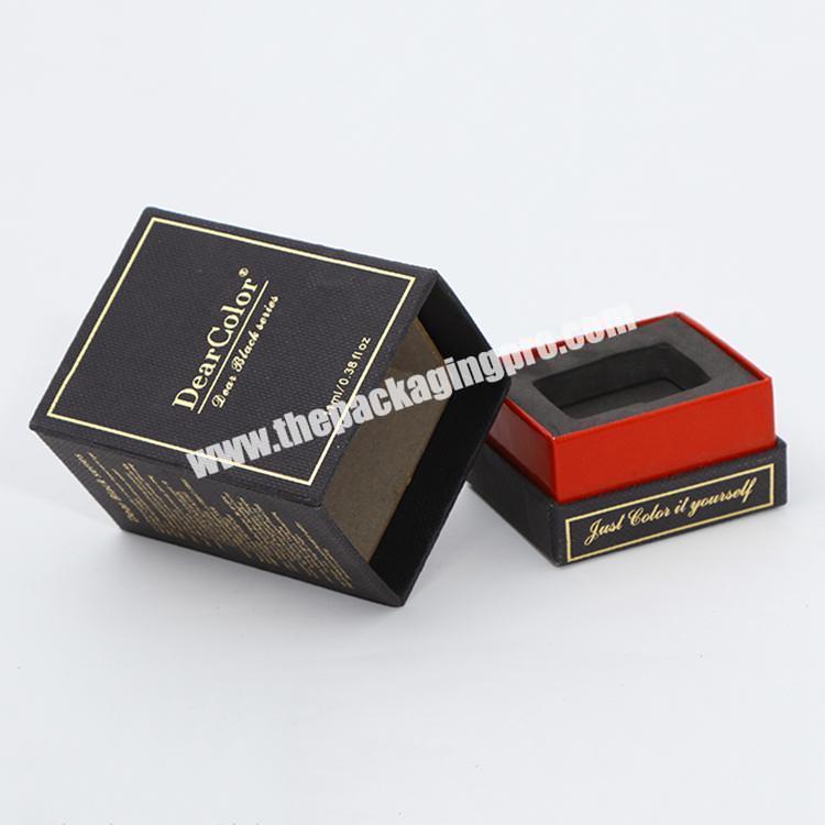 Custom fancy empty decorative packaging magnetic foldable luxury small promotional cosmetic gift box set