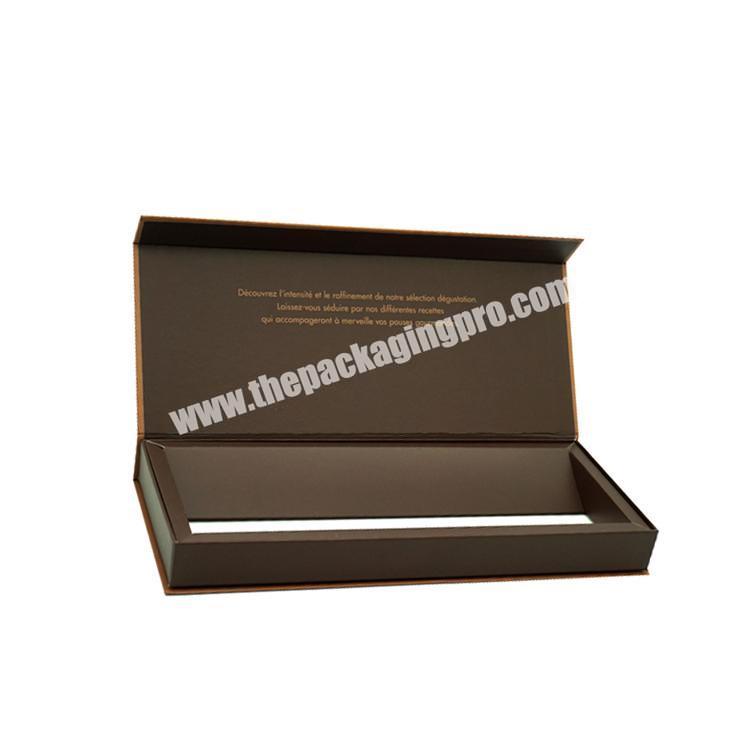 Custom fancy flip top chocolate boxes packaging