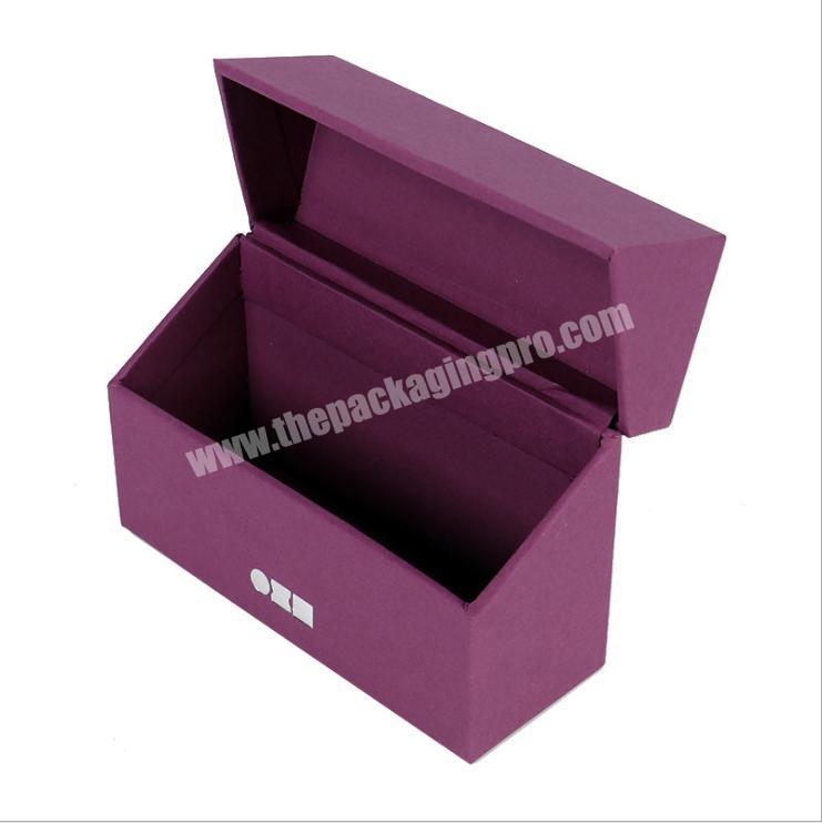 Custom fancy hard paperboard box for card business