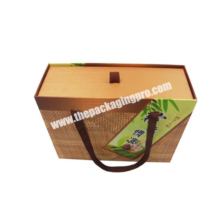 Custom fancy high quality cardboard paper drawer box clear window