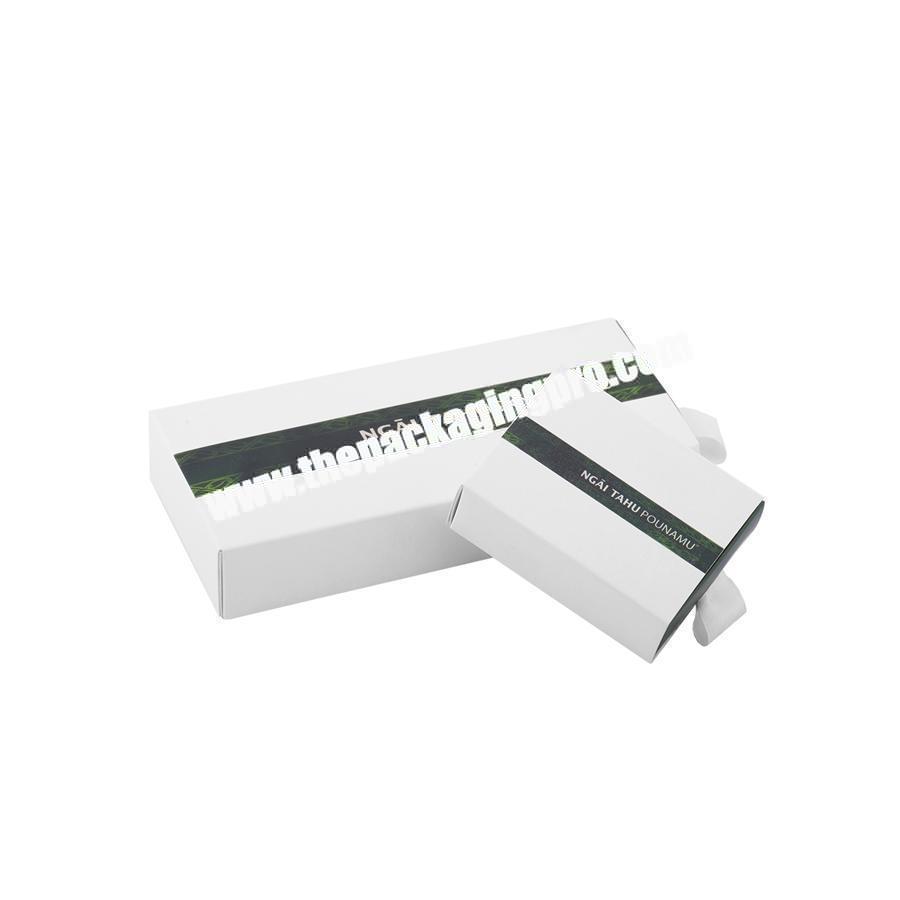 Custom fancy logo printed cardboard luxury drawer box packaging