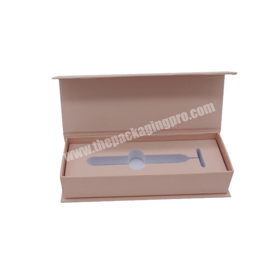 Custom fancy logo printed paper cosmetic gift box magnet