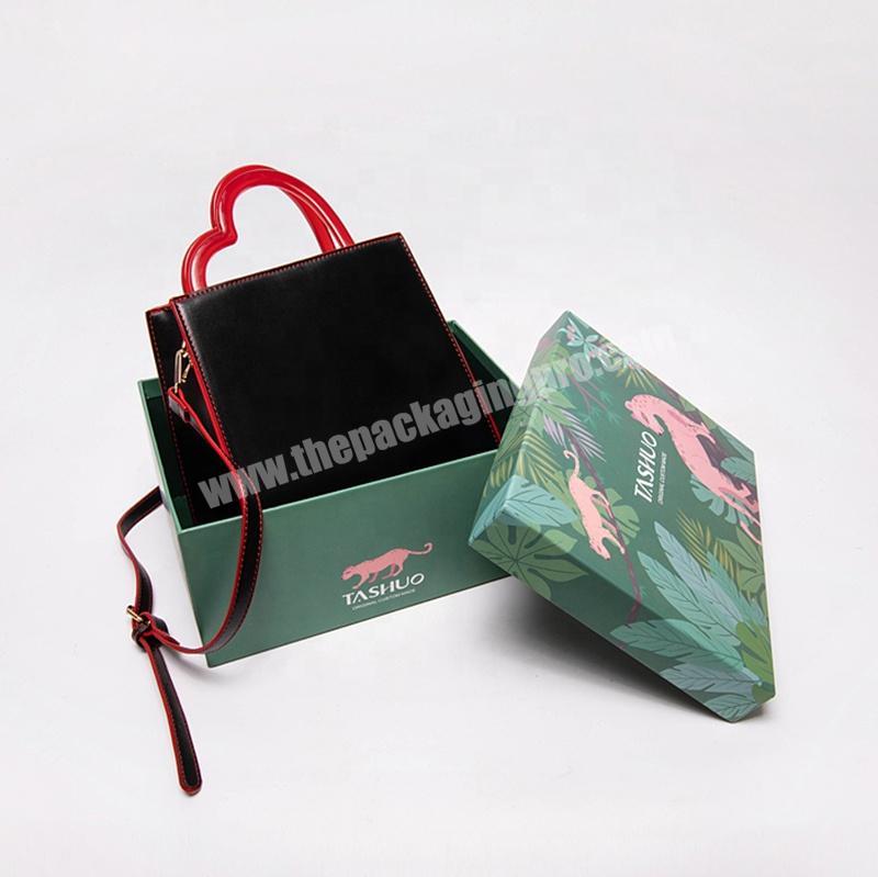 Custom Fashion Cardboard Luxury Gift Packaging Box For Handbag