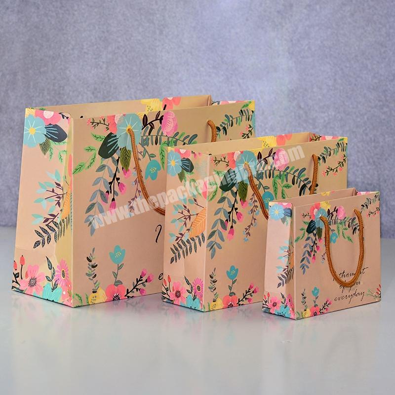 Custom Fashion Flower Gift Bag