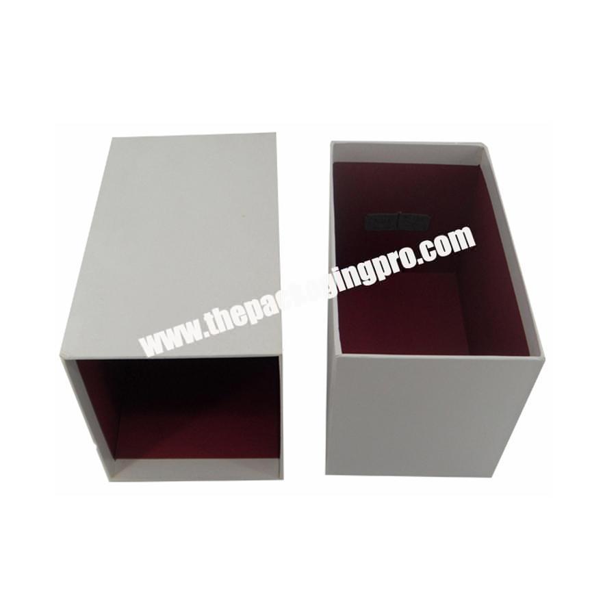 Custom fashion logo printed paper drawer safe box