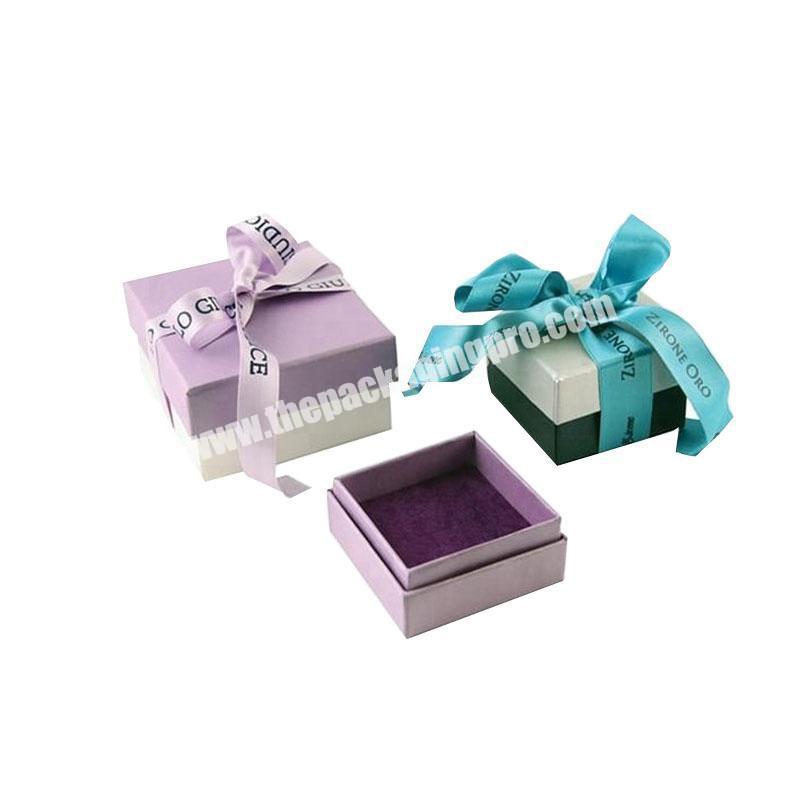 Custom Fashion New Valentine'S Day Special Ribbon Paper Ring Box