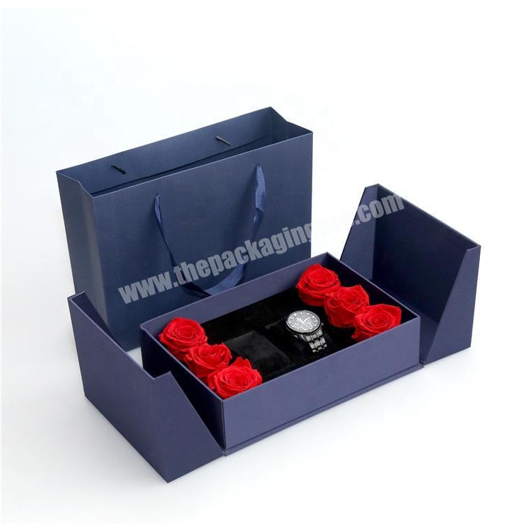 custom favric design packaging luxury box flowers packaging box flowers