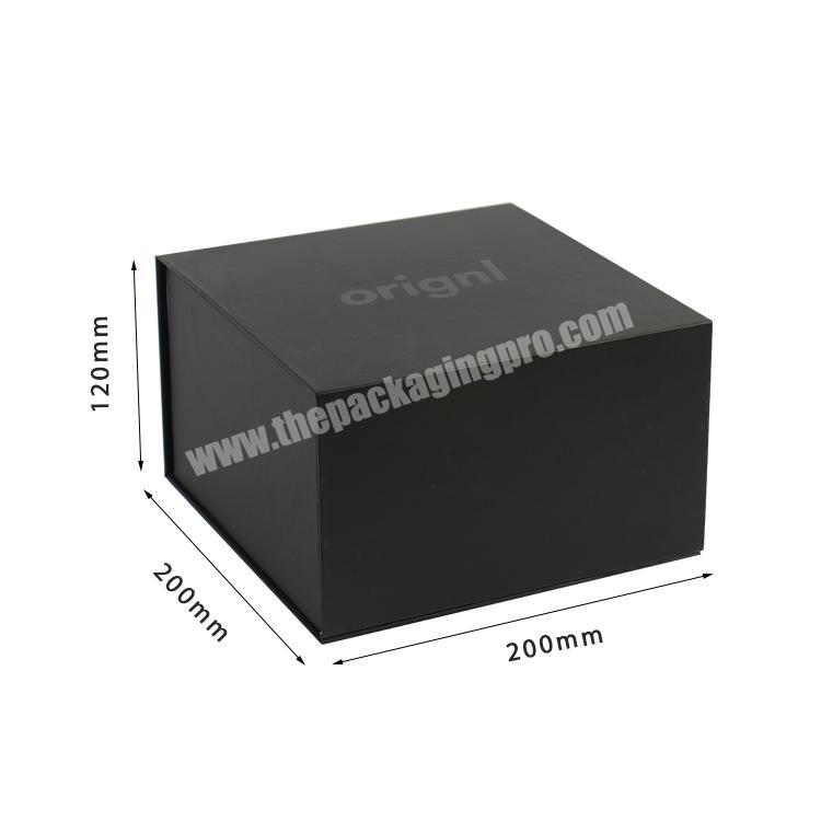 custom flap lid type flat packaging fedora hat box