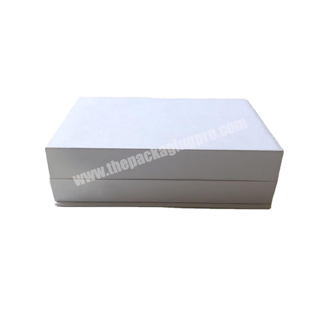 custom Flip magnetic Solid cardboard paper box simple craft paper box paper gift box