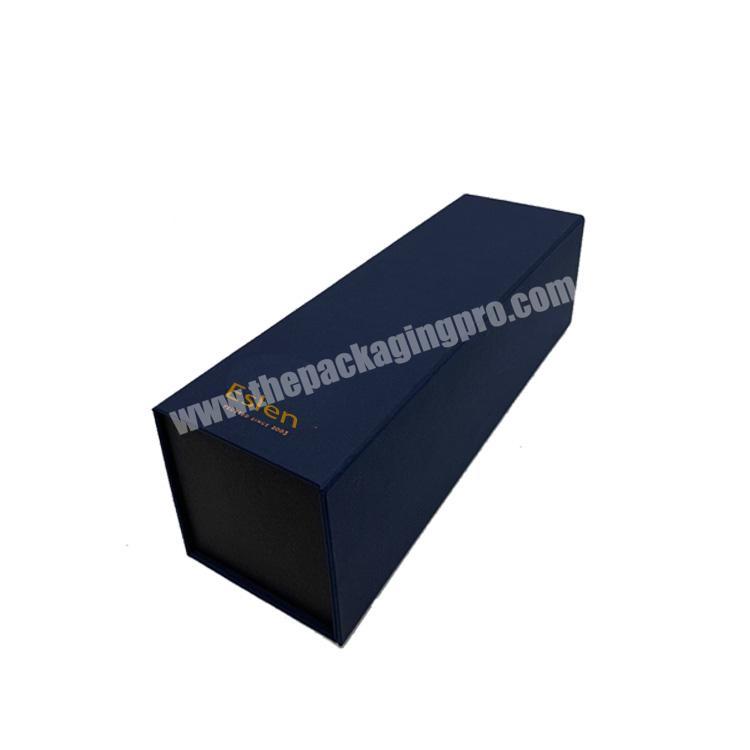 Custom foldable gift box magnetic book shaped box for wine