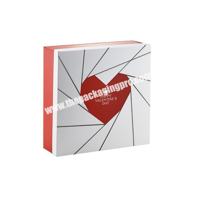 Custom foldable luxury large folding base hamper gift set packaging box